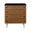 GUBI Lipastot & Säilytyslaatikostot^62 Dresser -lipasto, American walnut, 4 laatikkoa