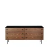 GUBI Lipastot & Säilytyslaatikostot^62 Dresser -lipasto, American walnut, 6 laatikkoa