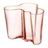 Iittala Maljakot^Aalto maljakko lohenpunainen, 160 mm