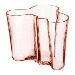 Iittala Maljakot^Aalto maljakko lohenpunainen, 160 mm