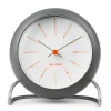 Arne Jacobsen Clocks Pöytäkellot^AJ Bankers pöytäkello Ø11 cm, Tummanharmaa