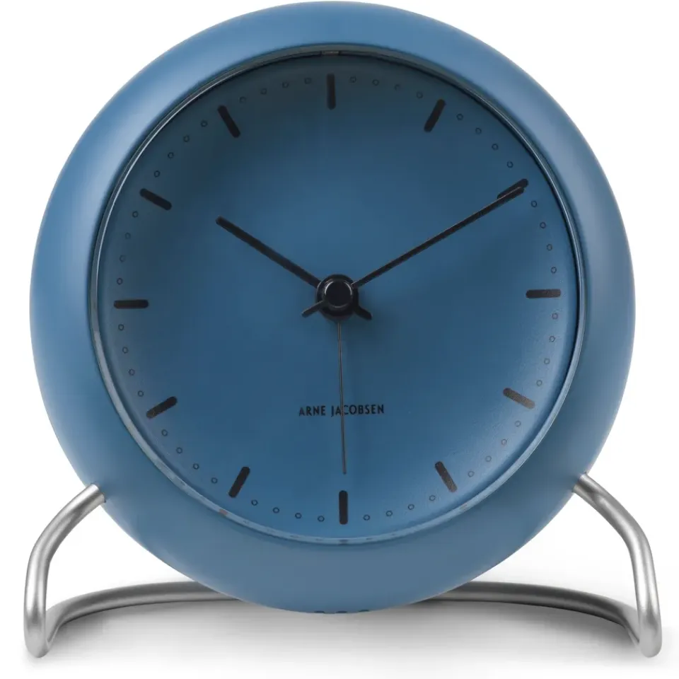 Arne Jacobsen Clocks Pöytäkellot^AJ City Hall pöytäkello, Stone blue