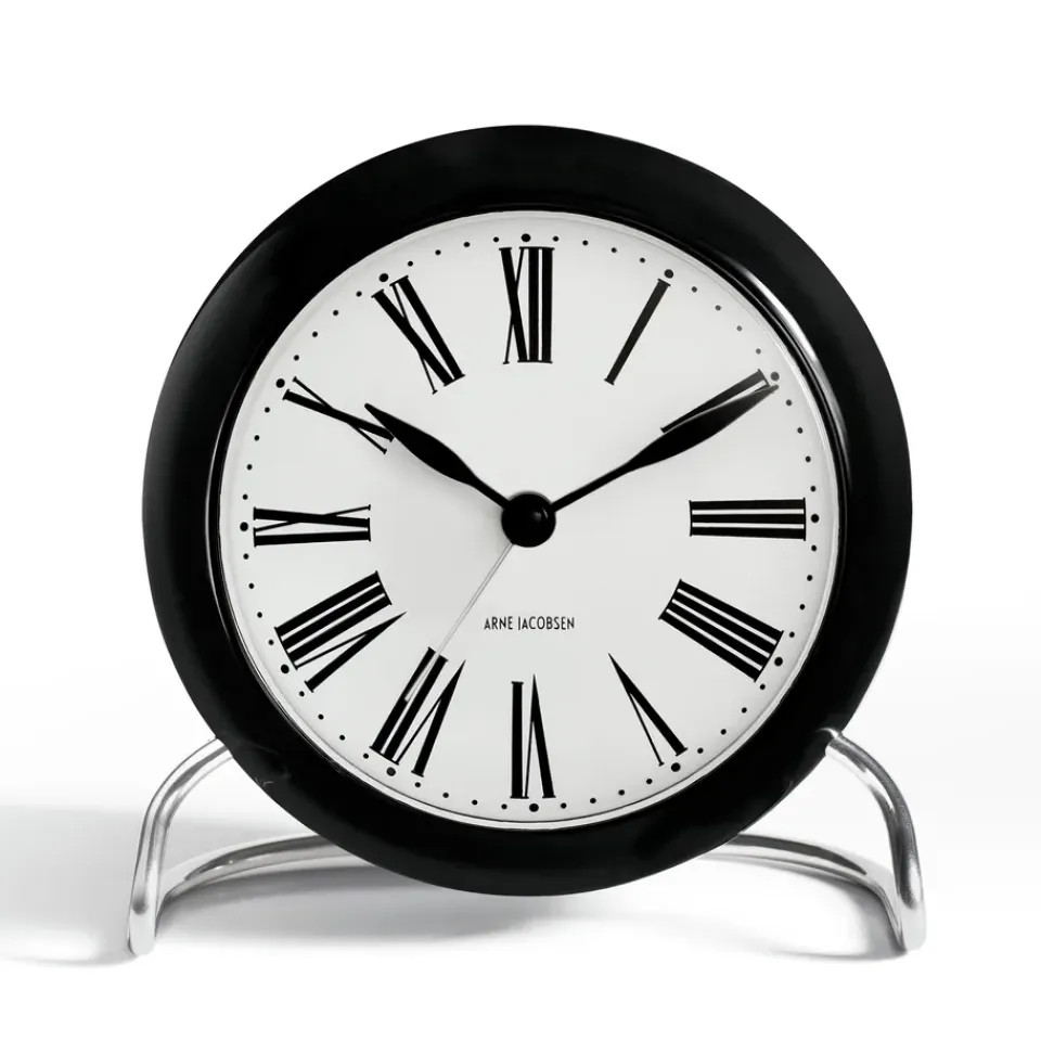 Arne Jacobsen Clocks Pöytäkellot^AJ Roman pöytäkello, musta