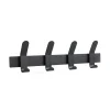 Zone Denmark Vaatelineet & Henkarit^A-Rack naulakko, Black, 4 koukkua