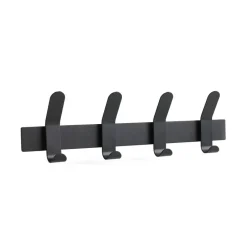 Zone Denmark Vaatelineet & Henkarit^A-Rack naulakko, Black, 4 koukkua