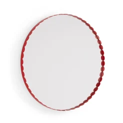 HAY Pyöreät Peilit|Seinäpeilit^Arcs Mirror -peili Ø 60 cm, Red