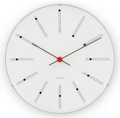 Arne Jacobsen Clocks Seinäkellot^Arne Jacobsenin Bankers kello, Ø 290 mm