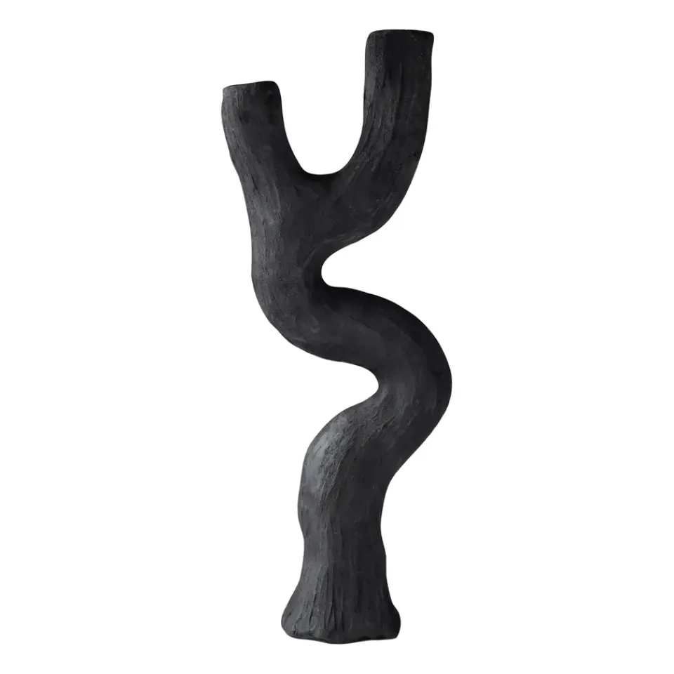 Mette Ditmer Kynttilänjalat & Kyntteliköt^Art piece kynttilänjalka 41 cm, Black
