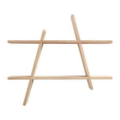 Andersen Furniture Hyllyt & Hyllyjärjestelmät^A-Shelf seinähylly Large 78x12x67 cm, Oak
