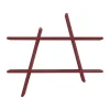 Andersen Furniture Hyllyt & Hyllyjärjestelmät^A-Shelf seinähylly Special Edition, Wine red L 78x12x67 cm