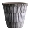 Bergs Potter Ruukut^Atlas raw ruukku aluslautasella, Grey, Ø16 cm