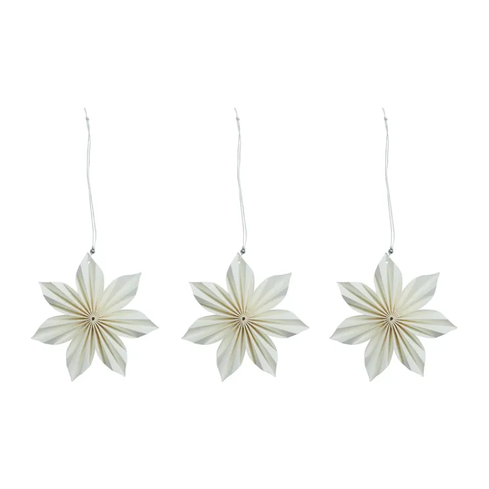 Watt & Veke Joulukoristeet^Aurora julkoriste 3-pakkaus, White-brown