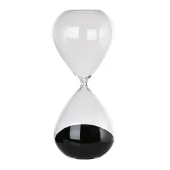 POLSPOTTEN Kodinsisustusta Ja Yksityiskohtia^Ball tiimalasi L 38 cm, Musta