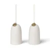Ferm Living Joulukoristeet^Bell kello joulukoriste Ø4 cm 2-pack, Off-white