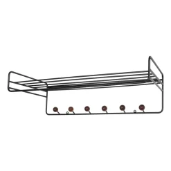 Maze Hattuhyllyt^Bill Hat rack hattuhylly, Musta-tummaruskea