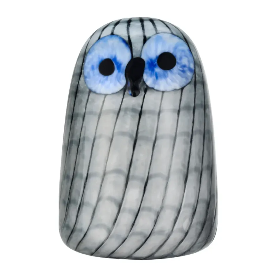 Iittala Taidelasi^Birds by Toikka pieni pöllö, Harmaa