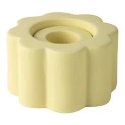 PotteryJo Kynttilänjalat & Kyntteliköt^Birgit maljakko/kynttilänjalka 5 cm, Pale Yellow