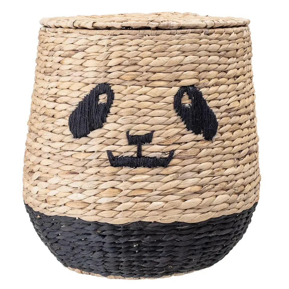Bloomingville Lastenhuoneen Säilytys|Säilytyskorit^kori kannella, Panda
