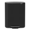 Brabantia Poljinämpärit^Bo bin poljinroskis 2x30 L, Musta