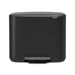 Brabantia Poljinämpärit^Bo poljinroskakori 36 l, matto musta