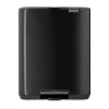 Brabantia Poljinämpärit^Bo poljinroskakori 12 l, Matt black