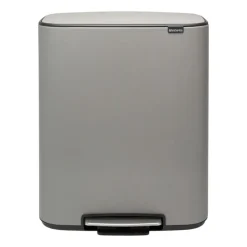 Brabantia Poljinämpärit^Bo poljinroskis 60 L, Mineral concrete grey