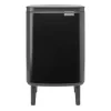 Brabantia Poljinämpärit^Bo roskakori korkea 7 l, Mattamusta