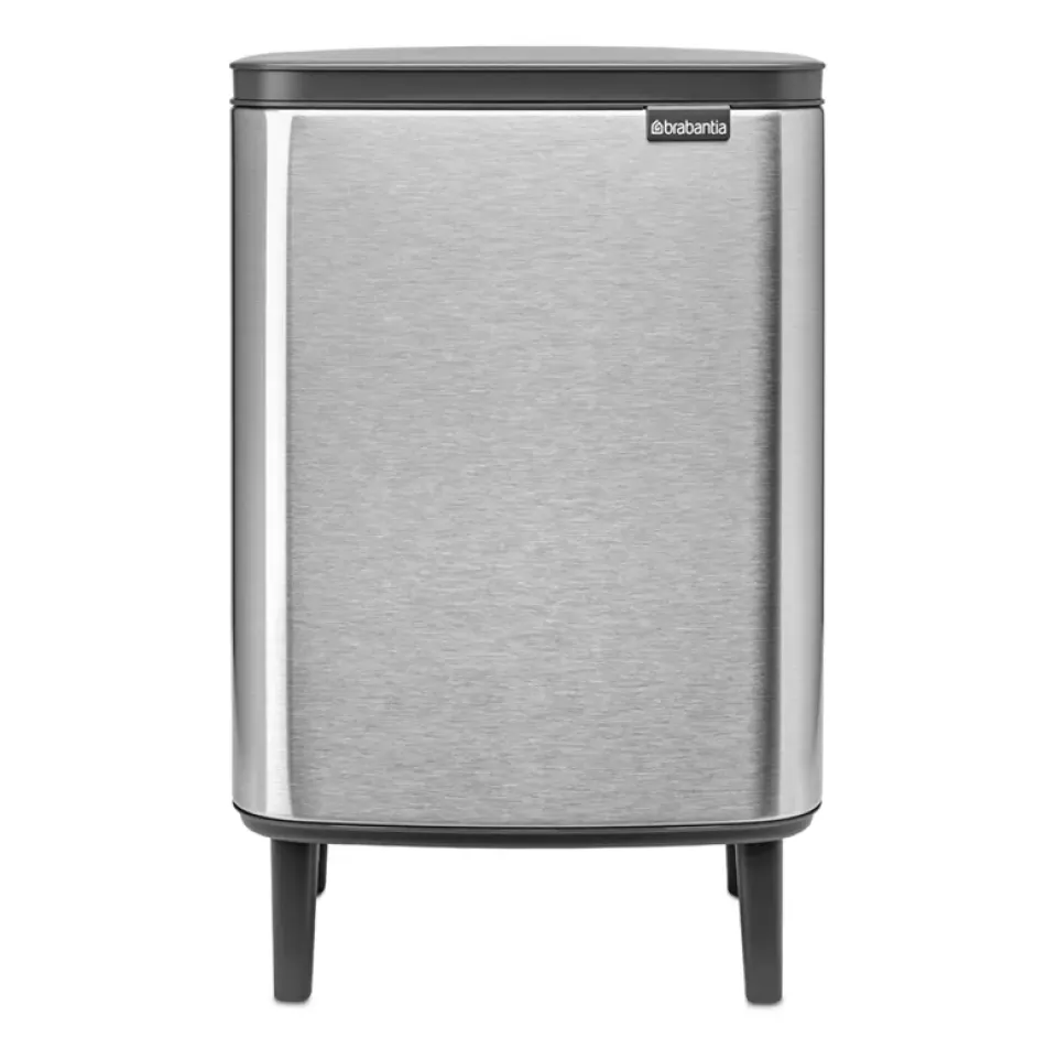 Brabantia Poljinämpärit^Bo roskakori korkea 12 l, Mattaharjattu teräs