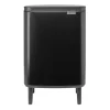 Brabantia Poljinämpärit^Bo roskakori korkea 12 l, Mattamusta