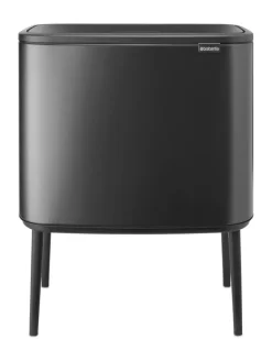 Brabantia Poljinämpärit^Bo touch bin 11+23 litraa, Confident Grey