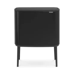 Brabantia Poljinämpärit^Bo touch bin 11+23 litraa, matta musta