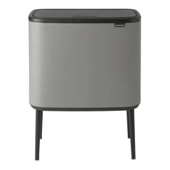 Brabantia Poljinämpärit^Bo touch bin 11+23 litraa, Mineral concrete grey