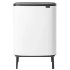Brabantia Paperikorit^Bo touch bin high 2x30 L, Valkoinen