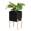 Design House Stockholm Ruukut^Botanic pedestal ruukku, Musta-saarni