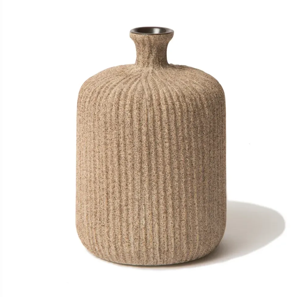Lindform Maljakot^Bottle vaasi, Sand medium stripe, medium