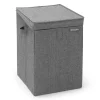 Brabantia Pyykkikorit^pinottava pyykkikori 35 litraa, Tummanharmaa