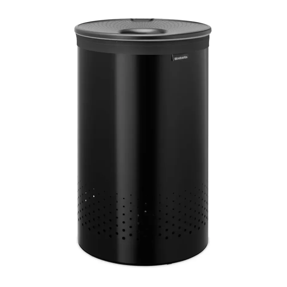Brabantia Pyykkikorit^pyykkikori muovikannella 60 L, Mattamusta