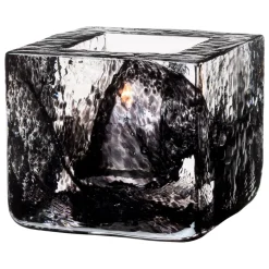 Kosta Boda Kynttilälyhdyt & Kynttilävadit^Brick-kynttilälyhty, musta