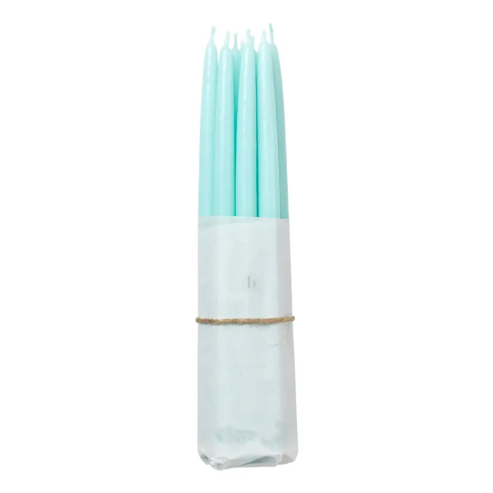 Broste Copenhagen Kynttilät^-antiikkikynttilä kastettu 10-pakkaus, Mint green