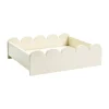 TÔNN furniture Kodinsisustusta Ja Yksityiskohtia|Koristetarjottimet^Bump tarjotin 35x41 cm, Off-white