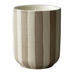 DBKD Tuoksukynttilät & Tuoksutikut^Burn tuoksukynttilä 60 h, Stripe creme