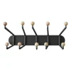 &Tradition Koukut & Vaateripustimet^Capture SC76 -koukku 10-vartinen, Graphite-Oak