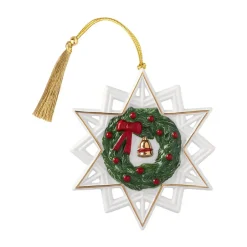 Villeroy & Boch Joulukoristeet^Christmas Classics joulukoriste tähti, Valko-vihreä