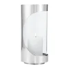 Georg Jensen Kynttilälyhdyt & Kynttilävadit^Chrome contours hurricane-kynttilälyhty 22 cm, Ruostumaton teräs