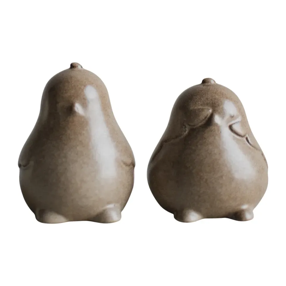 DBKD Pääsiäiskoristeet^Chubby chicken pääsiäiskoriste 2-pack, Beige