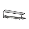 Essem Design Hattuhyllyt^Classic 650 -hattuhylly, Musta/musta, 2 tasoa, 50 cm
