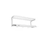 Essem Design Hattuhyllyt^Classic 650 -hattuhylly, Valkoinen/kromi, 2 tasoa, 80 cm