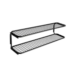 Essem Design Kenkähyllyt^Classic 650 -kenkähylly, Musta/musta, 2 tasoa, 80 cm
