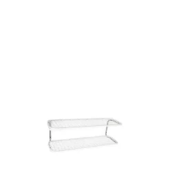 Essem Design Kenkähyllyt^Classic 650 -kenkähylly, Valkoinen/kromi, 2 tasoa, 60 cm