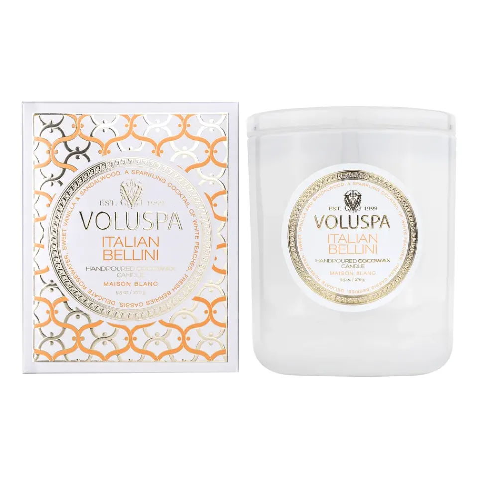 Voluspa Tuoksukynttilät & Tuoksutikut^Classic Maison Blanc tuoksukynttilä 60 tuntia, Italian Bellini